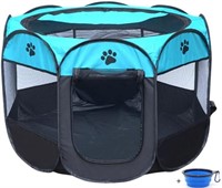 ZuHucpts Portable Foldable Pet Playpen/Dog Puppy