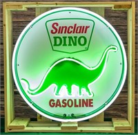 Sinclair Dino Gasoline Neon Sign In Crate