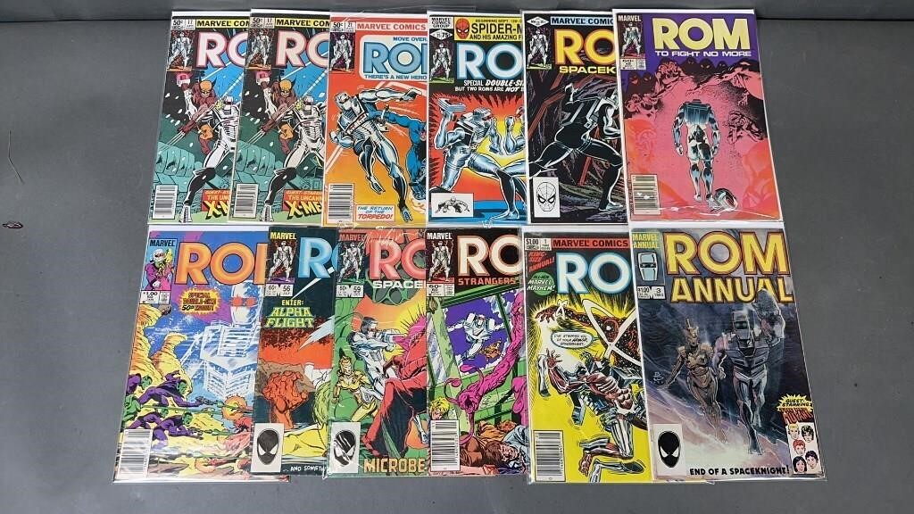 12pc Rom #17-60 w/ Annual #1 Marvel Comic Books