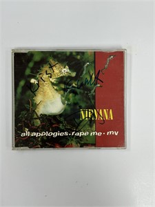 Autograph COA Nirvana CD