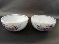 Set of Two Estee Lauder Porcelain Bowls