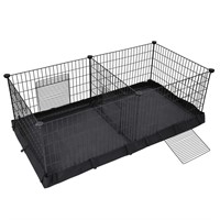 SONGMICS Guinea Pig Cages, Metal Grid Small Animal