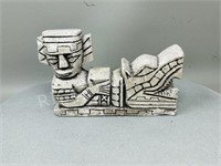 Aztec stone sculpture - 8" L x 5" h