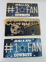 Dallas Cowboys License Plates