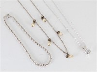 Sterling Silver Necklaces & Bracelet