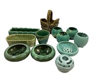 Twelve Pieces Assorted Art Pottery
