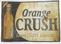 Orange Crush,Lemon Crush Tin Sign 191/4x27