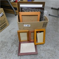 Box Lot of Picture Frames