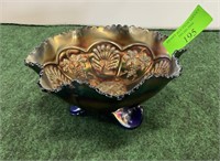 Peacock carnival bowl