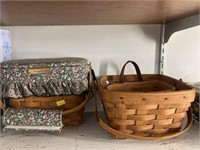 (3) Longaberger Baskets