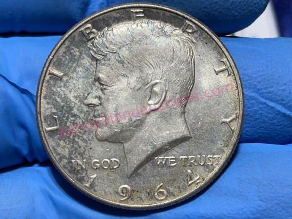 1964-D Kennedy Silver Half Dollar (90% silver)