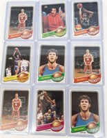 Topps 1979-80 basketball cards.