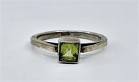 Sterling Silver peridot Ring