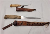 2 Rapala J. Marttiini filet knives