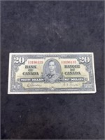 1937 Canada 20 Dollar Gordon Towers
