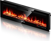 VISVEIL Electric Fireplace 60Inch, Realistic