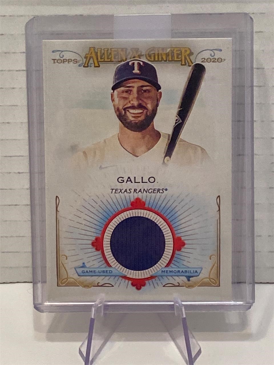 Joey Gallo Jersey Card