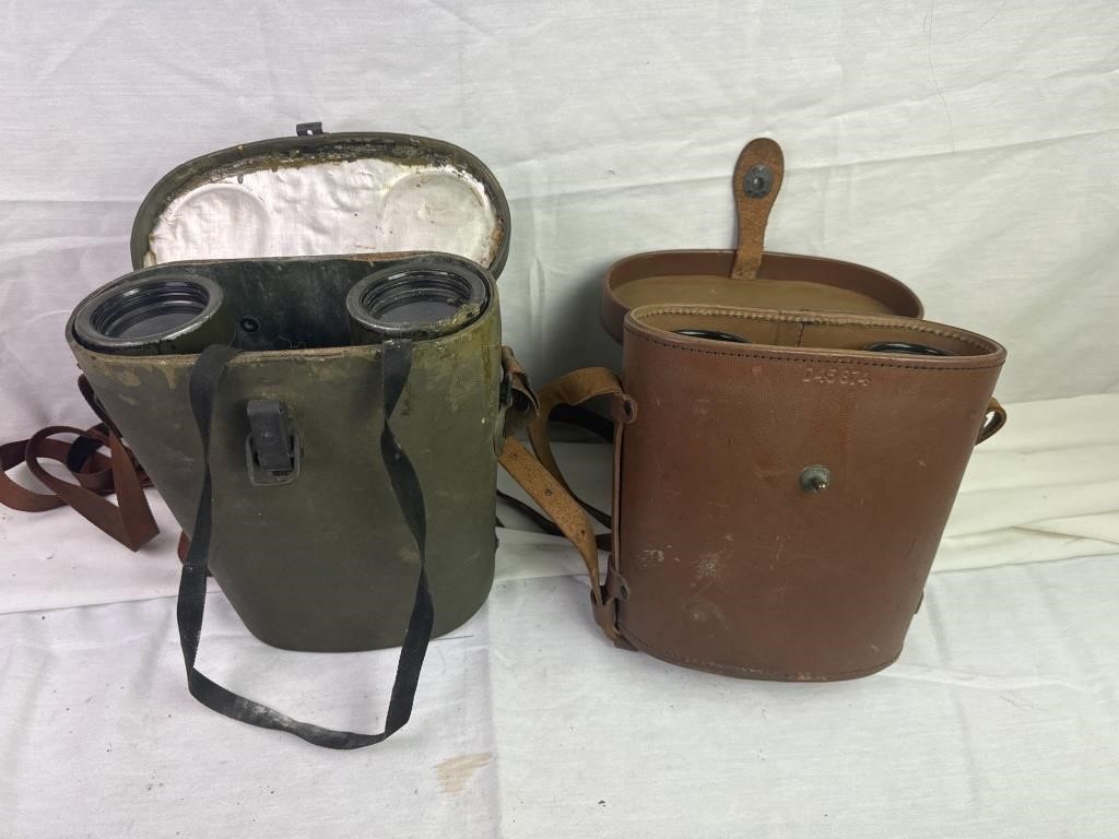 2PC lot of military binoculars