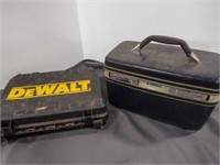 DeWalt Tool Case with Drill & Vintage Samsonite