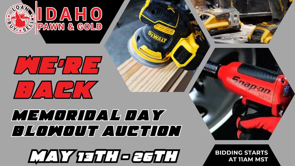 Memorial Day Blowout Auction