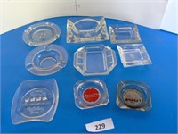 Glass Ashtrays