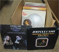 Vinyl records that include all Johnny Cash.