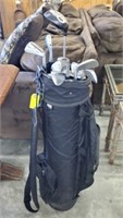 GOLF CLUBS AND BAG