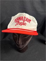 White Hawaiian Tropic Captain's Hat
