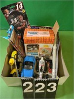 Box Of Boys Toys w/ Blue Car