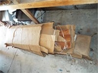 Open Boxes of Wood Flooring
