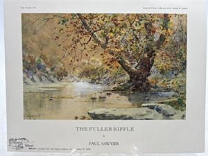 Paul Sawyier unframed print the "Fuller Riffle"