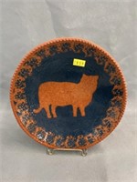 Foltz Redware Plate