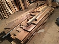 Large assortment of various lumber