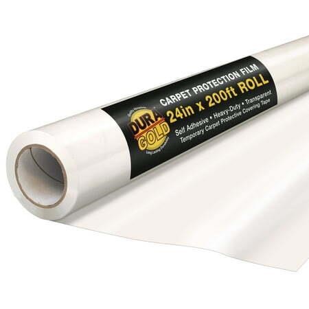 Dura-Gold Carpet Film  24x200' Roll - Clear