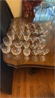 Large Grouping of Stewart English Glassware