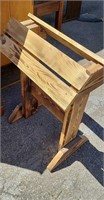 Wood Saddle Rack