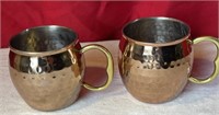 2 Copper Mugs
