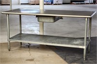 Stainless Work Table w/ Single Drawer