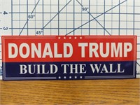 Donald Trump build the wall bumper sticker