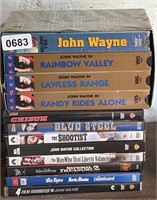 John Wayne VCR & DVD's