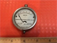 Manhattan Electrical Supply Co. Volt Meter Gauge