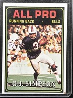 1974 TOPPS O.J. SIMPSON