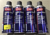 4 cans of cable clean RD