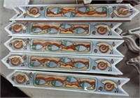 Ceramic Tile Border Trim Fish/Snail (31 PCs)