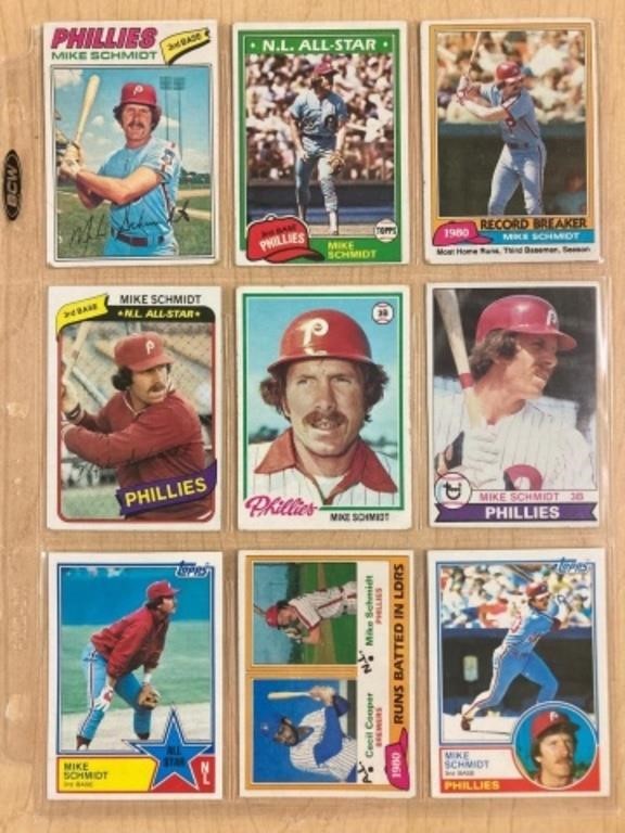 (35) MIKE SCHMIDT CARDS