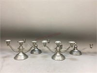 Candelabra Pewter Made in USA