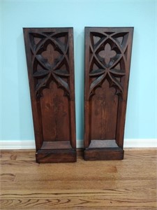 Antique Wood Wall Plaques