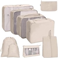9 Set Packing Cubes for Suitcases, Travel Luggage