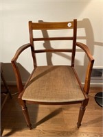 Mahogany Ladderback Arm Chair