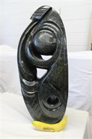 E. Mushinea Signed Abstract Stone Sculpture '97